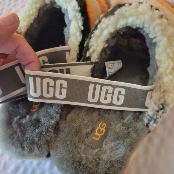 UGG Fluff Yeah Camo Slides Slippers New - Picture 7 of 9